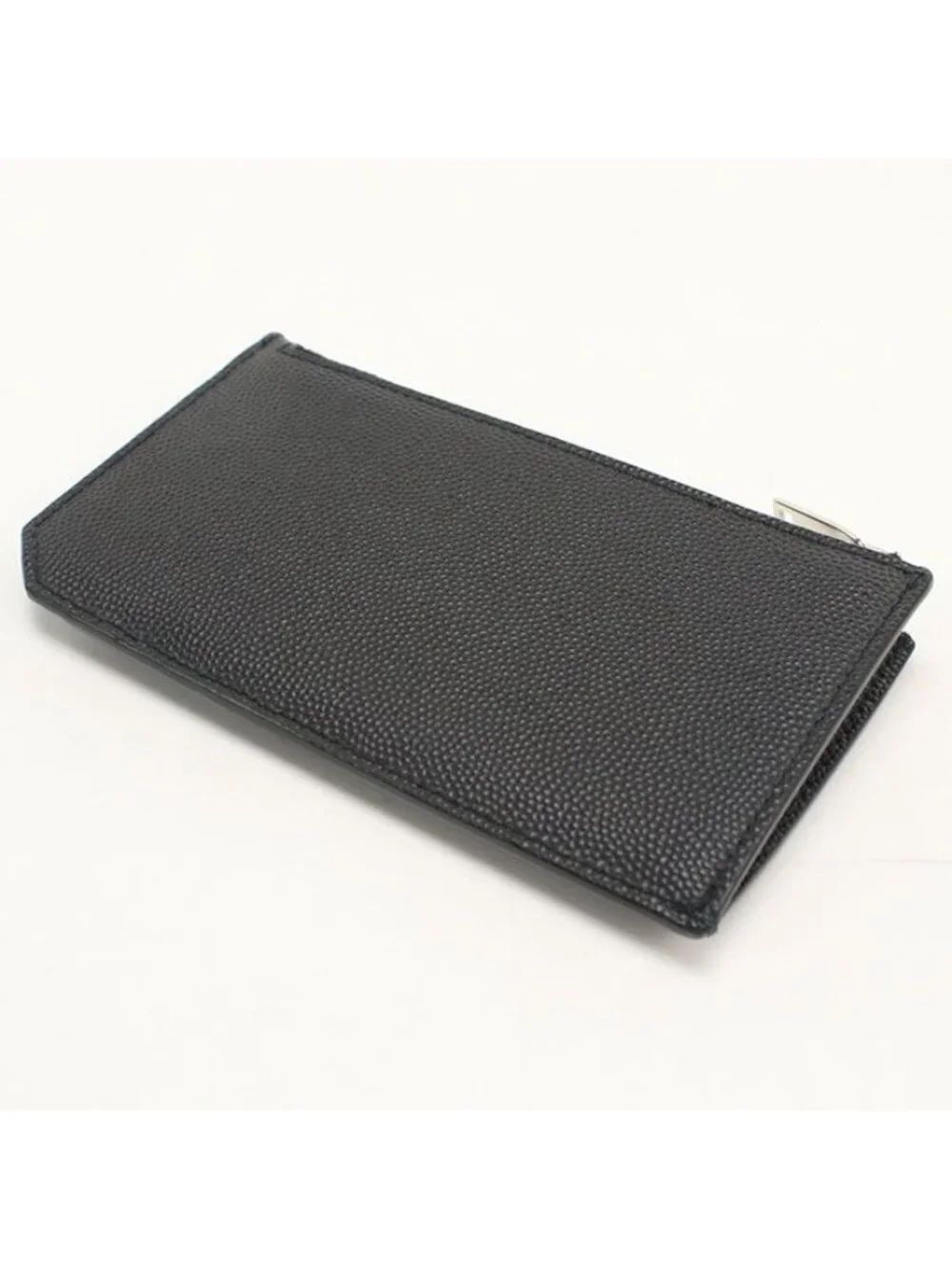 ★SOLD★ Saint Laurent Fragment Zip Pouch Coin Case Calf - Picture 2 of 6